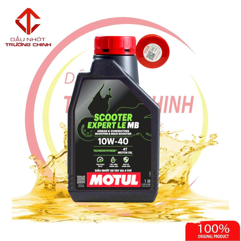 Nhớt Motul Scooter Expert Le 10W40 dành cho xe ga