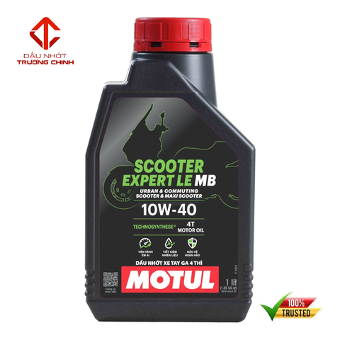 Nhớt Motul Scooter Expert Le 10W40 dành cho xe ga