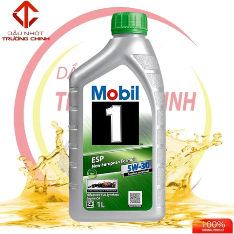 Nhớt Mobil 1 ESP 5W-30 Tổng Hợp Chính Hãng dành cho xe ga, ô tô