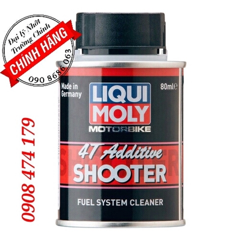 Vệ sinh buồng đốt Liqui Moly 4T Additive Shooter 80ML dành cho xe ga và xe số