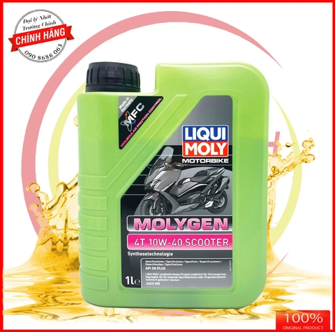 Nhớt Liqui Moly Molygen Scooter 10W40 chuyên dành cho xe ga cao cấp MẪU MỚI