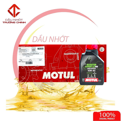 Thùng Nhớt Motul Scooter Expert Le 10W40 dành cho xe ga