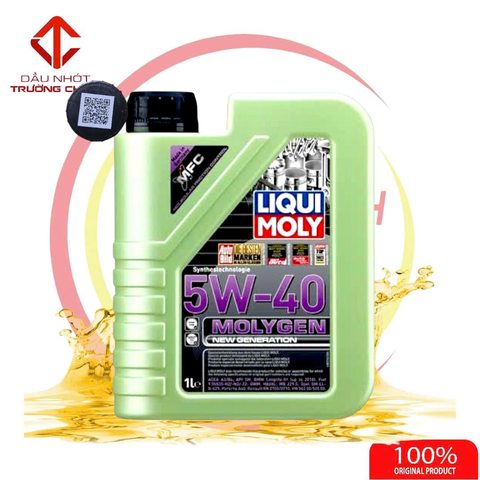 Nhớt Liqui Molygen 5W40 dành cho xe ga, ô tô