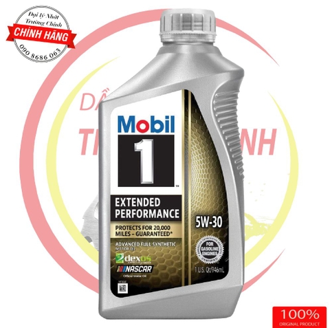 Nhớt Mobil 1 5W30 dành cho xe ga, xe ô tô , mẫu mới