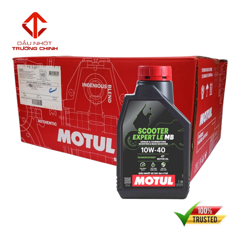Thùng Nhớt Motul Scooter Expert Le 10W40 dành cho xe ga