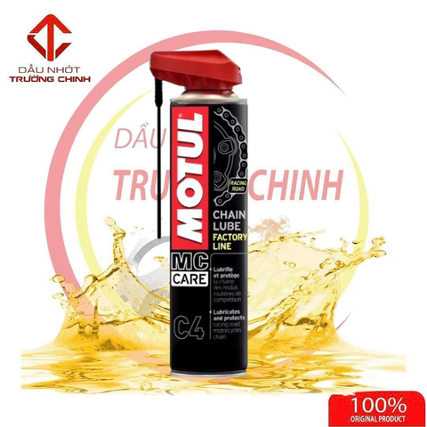 Dưỡng sên xịt sên bảo dưỡng sên Motul C4 400ml