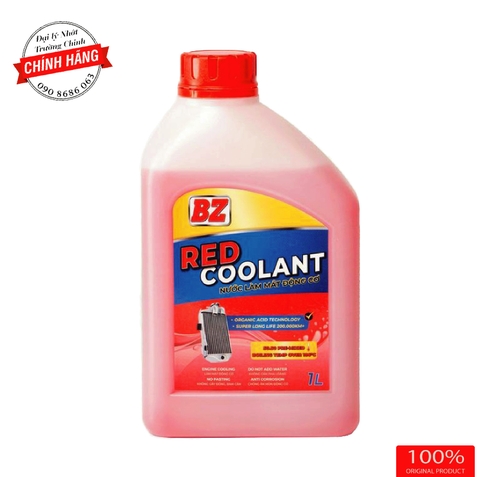 Nước mát BZ đỏ Red Coolant 1L