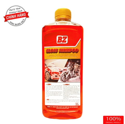 Nước rửa Xe BZ Gloss Shampoo đặm đặc 1L