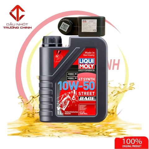 Nhớt Liqui Moly Synth Street Race 4T 10W50 dành cho xe số