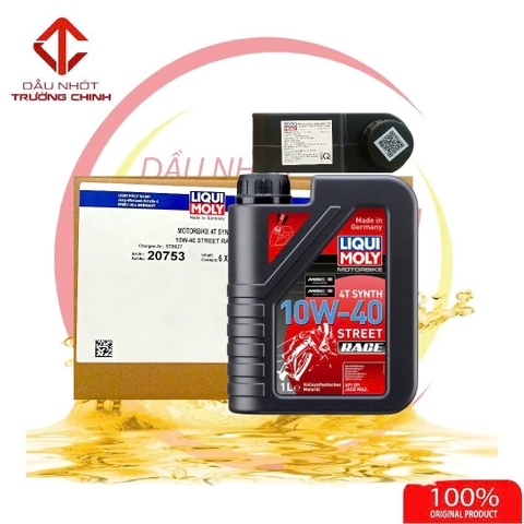 Thùng Nhớt Liqui Moly Synth Street Race 4T 10W40 dành cho xe số