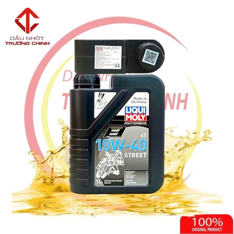 Nhớt Liqui Moly 10W40 Street dành cho xe số, tay côn