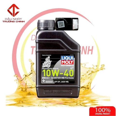 Nhớt Liqui Moly 10W-40 Scooter MB Formula 800ML dành cho xe ga