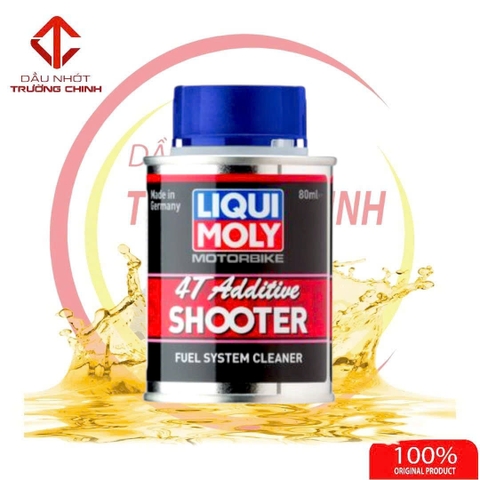 Vệ sinh buồng đốt Liqui Moly 4T Additive Shooter 80ML dành cho xe ga và xe số