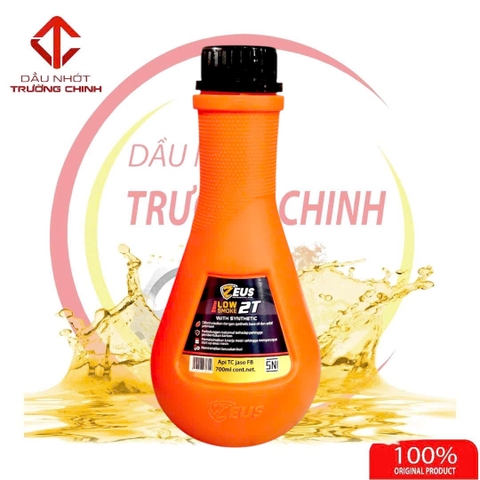 Nhớt thơm 2T ZEUS 700ml không khói dành cho xe 2 thì