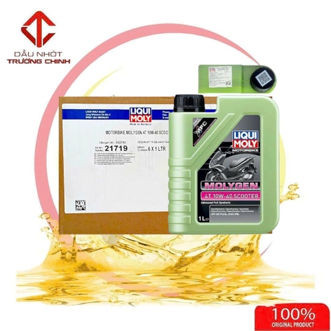 Thùng Nhớt Liqui Moly Molygen Scooter 10W40 chuyên dành cho xe ga cao cấp