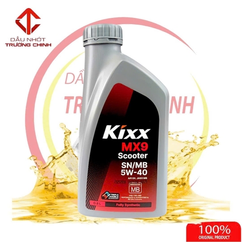 Nhớt Kixx Ultra Scooter Fully Synthetic 5W40 800ML dành cho xe ga nhập khẩu Hàn Quốc