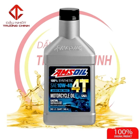 NHỚT AMSOIL 10W40  4T PERFORMANCE - DÀNH CHO XE SỐ