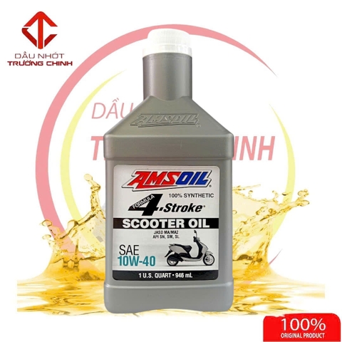 NHỚT AMSOIL 10W40 SYNTHETIC SCOOTER - DÀNH CHO XE GA