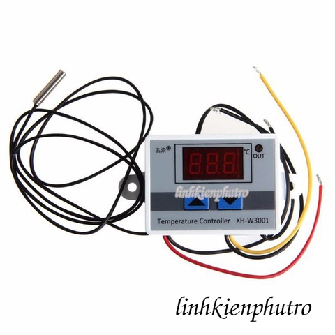 Bộ điều khiển nhiệt độ XH-W3001 có màn hình LED – 12V/24V