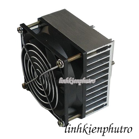 Bộ tản nhiệt nhôm có quạt làm mát 12V cho mạch Peltier
