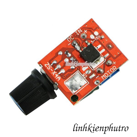 Mạch điều tốc động cơ DC PWM mini 5A 3–35V có chiết áp