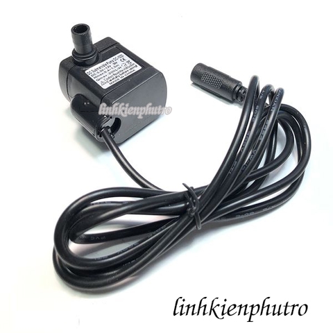 Máy bơm nước mini DC 5V–12V 200L/H siêu êm