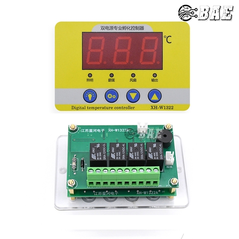 Mạch Điều Khiển Nhiệt Độ Đóng Ngắt Relay 3 Ngõ Ra W1322