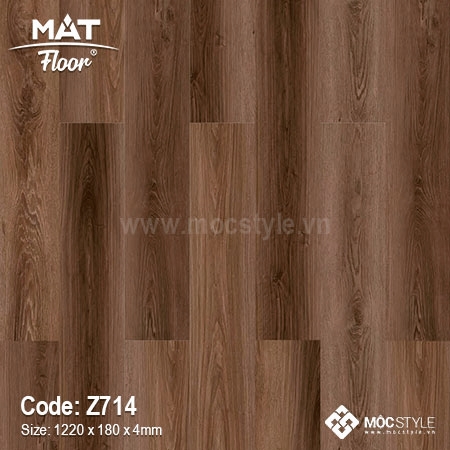 Sàn nhựa giả gỗ Matfoor 4mm - Sàn nhựa Matfloor Z714