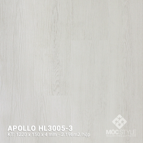 Sàn nhựa APOLLO - Sàn nhựa hèm khóa Apollo HL3005-3