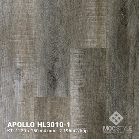 Sàn nhựa APOLLO - Sàn nhựa hèm khóa Apollo HL3010-1