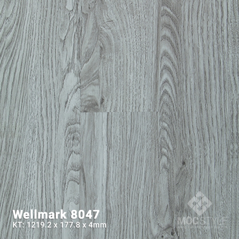 Sàn nhựa Wellmark - Sàn nhựa hèm khóa Wellmark 8047