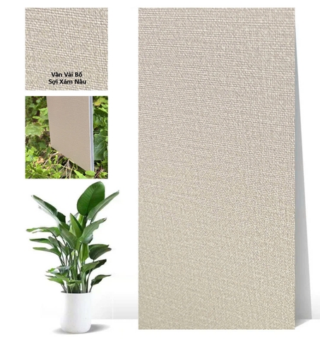  - Tấm ốp tường than tre vân vải CL7