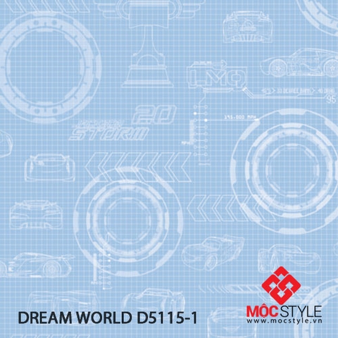 Giấy dán tường Dream World - Giấy dán tường Dream World D5115-1