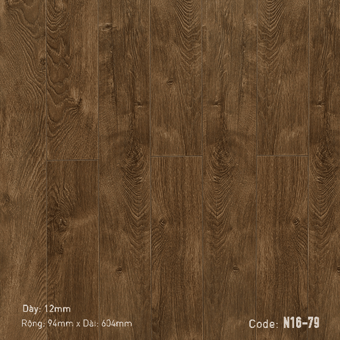  - Sàn gỗ cao cấp Dream Floor N16-79 - Cốt đen chống ẩm