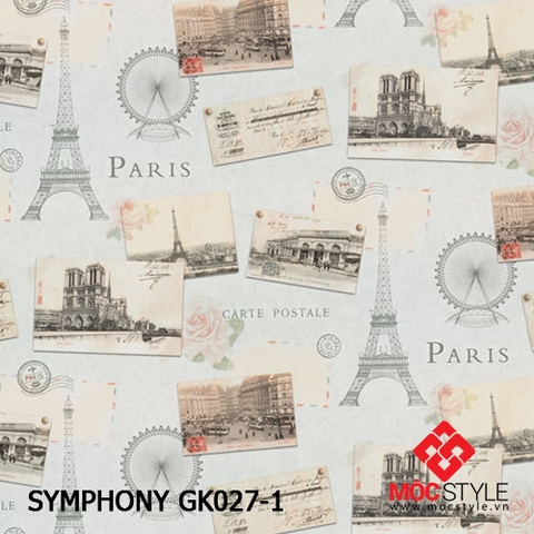 Giấy dán tường Symphony - Giấy dán tường Symphony GK027-1