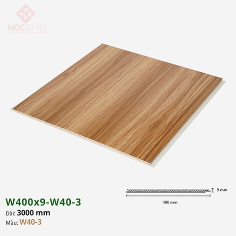 Sản phẩm nổi bật - Tấm nhựa phẳng iWood W40-3