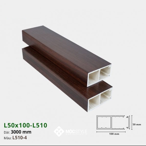  - Lam nhựa giả gỗ iWood L50x100-L510-4