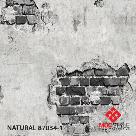 Giấy dán tường Natural - Giấy dán tường Natural 87034-1