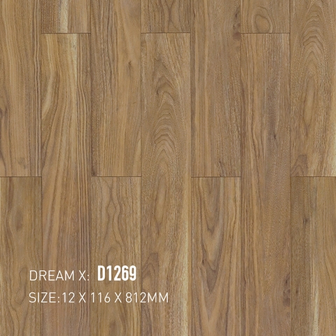 Dream X lót thẳng - Sàn gỗ công nghiệp cốt xanh Dream X D1269