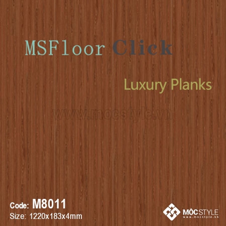 Sàn nhựa MSFloor - Sàn nhựa hèm khóa MSFloor M8011