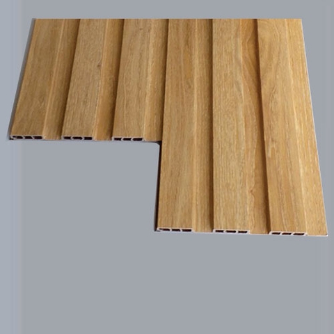 Ốp tường gỗ Luxwood - Tấm ốp sóng to có màng PVC ST30