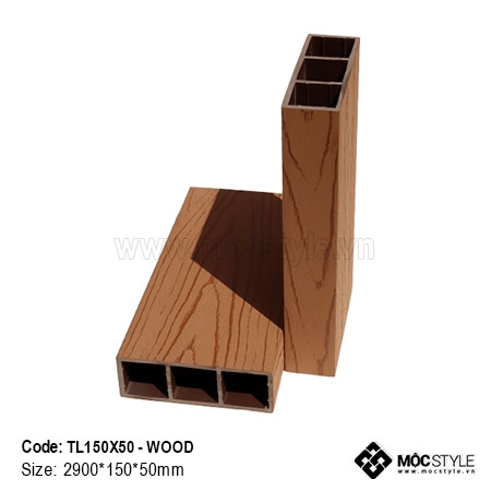 Tất cả sản phẩm - Thanh lam gỗ nhựa Ultra PVC TL150x50 Wood