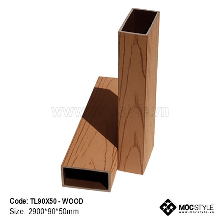 Gỗ Nhựa Ultra PVC - Thanh lam gỗ nhựa Ultra PVC TL90x50 Wood