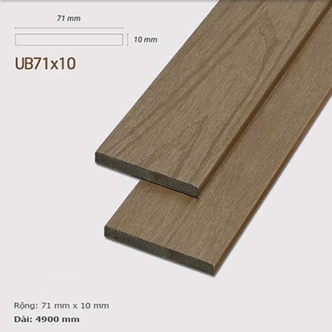 Ốp tường gỗ UltrAwood - Ốp tường gỗ UltrAwood UB71x10 Teak