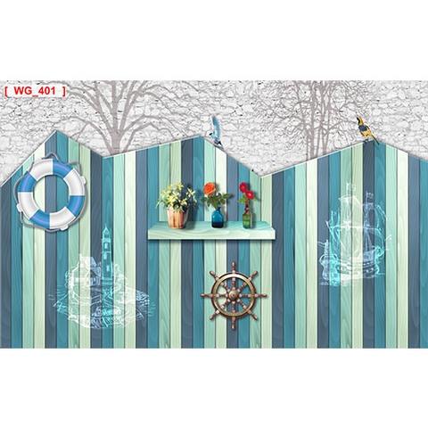 Tranh quán Coffee - Tranh dán tường quán Coffee WG-401