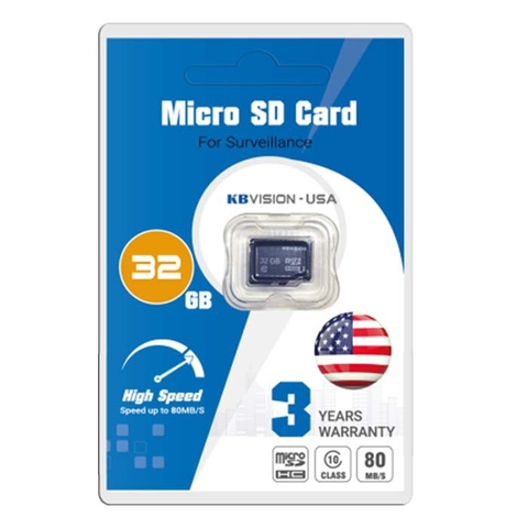 Thẻ nhớ MicroSD 32GB/64GB/128GB KBVISION