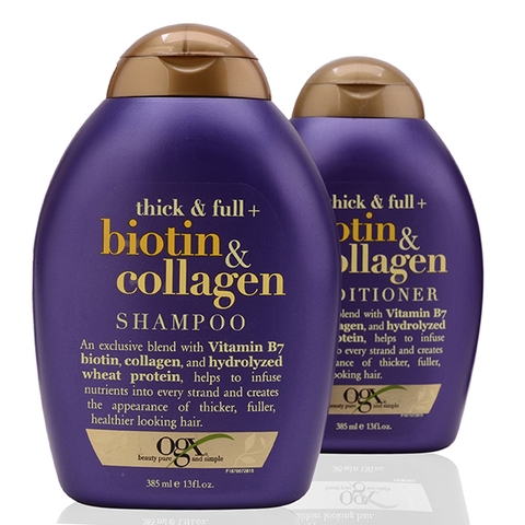 BỘ DẦU GỘI XẢ CHỐNG RỤNG TÓC THICK & FULL BIOTIN COLLAGEN 385ML