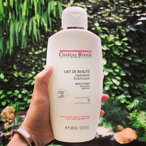 DƯỠNG THỂ KÍCH TRẮNG DA CHATEAU ROUGE PARIS LAIT DE BEAUTE PHÁP 400ML