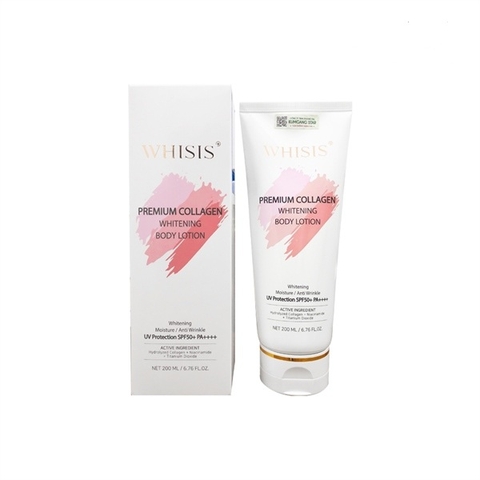 KEM DƯỠNG BODY WHISIS TRẮNG DA SPF 50+ PA+++(200ML)