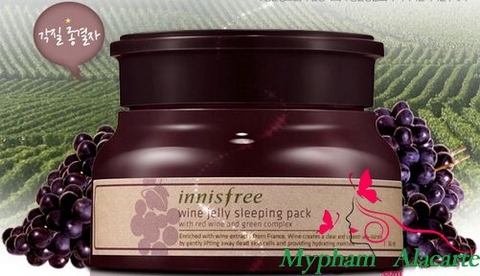 MẶT NẠ NGỦ RƯỢU LÀM SÁNG DA WINE JELLY SLEEPING PACK